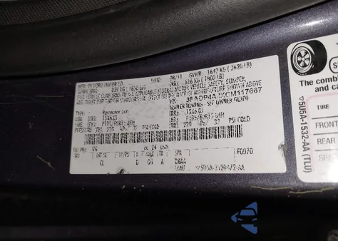 2012 Ford Fiesta S из США, поврежденный, VIN 3FADP4AJXCM117667